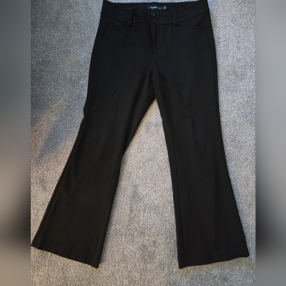 TORRID,Studio Black Trouser Boot Pants, 14R